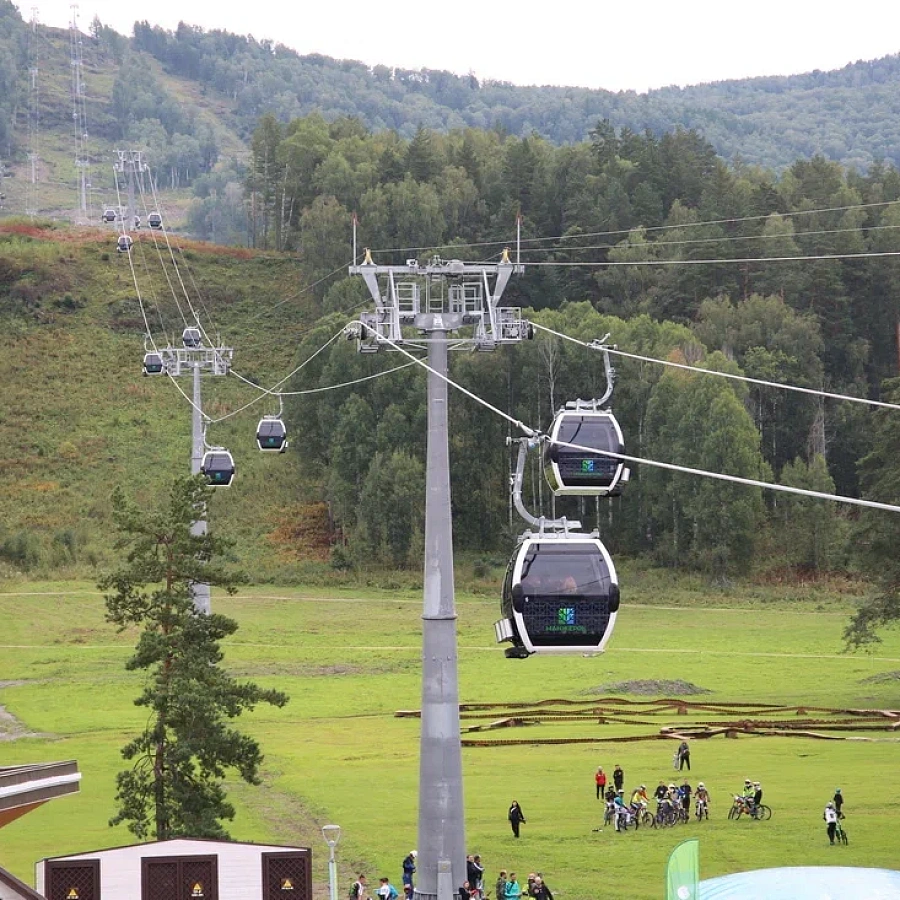 Канатная дорога на г.Малая Синюха. 
