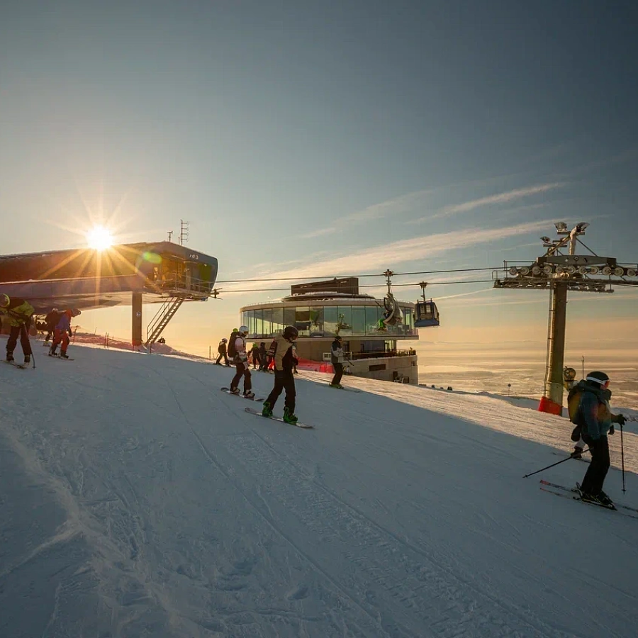 Горнолыжный курорт «Большой Вудъявр». 