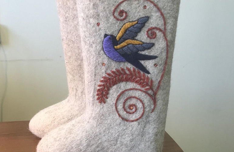 Валенки ручной валки из Вышнего Волочка. 