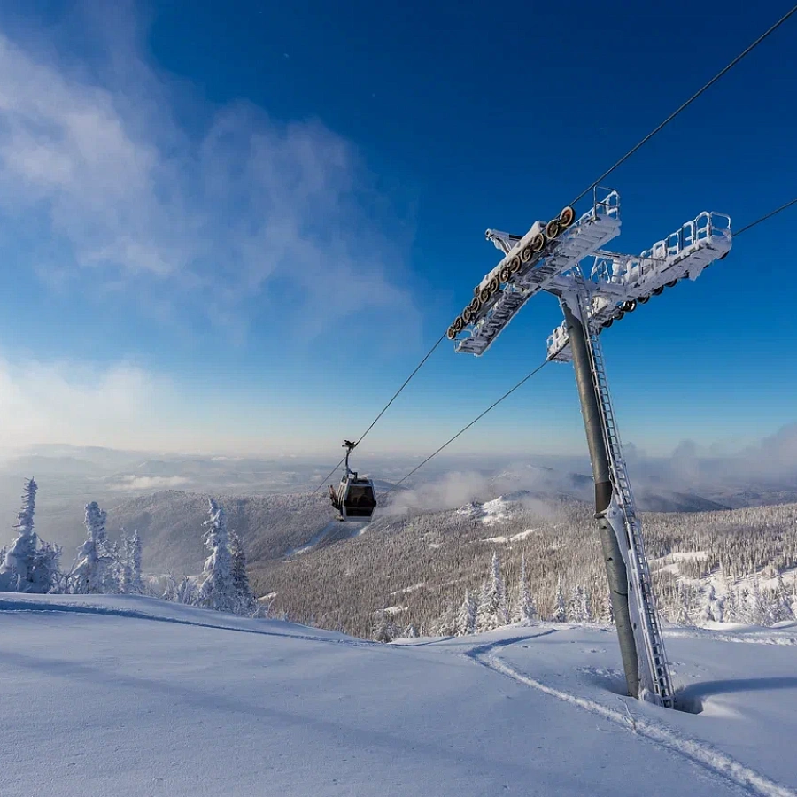 Горнолыжный курорт «Шерегеш». 